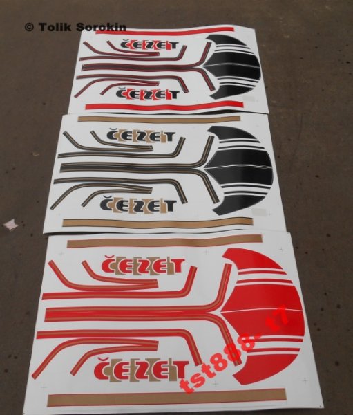 Наклейки Чезет 472.4