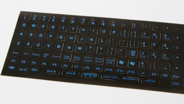 Наклейки на клавиатуру прозрачные