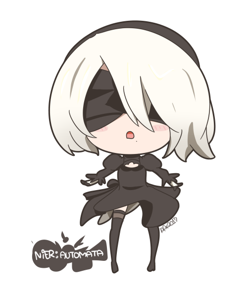 Стикер NIER Automata 2b