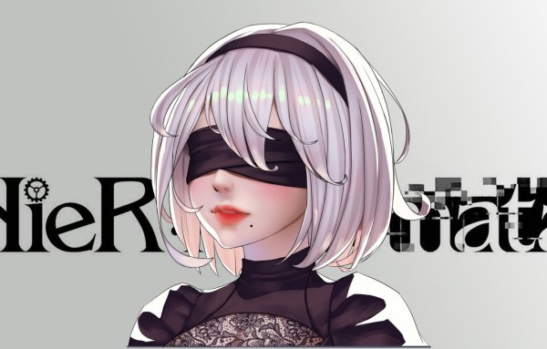 NIER Automata повязка на глаза