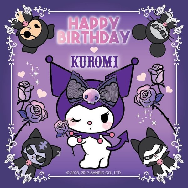 Китти Kuromi с день рождения