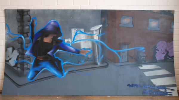 Рисунки голографические для стен