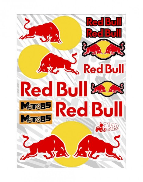 Наклейки Red bull