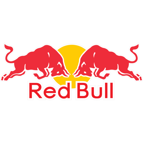 Red bull наклейка на авто