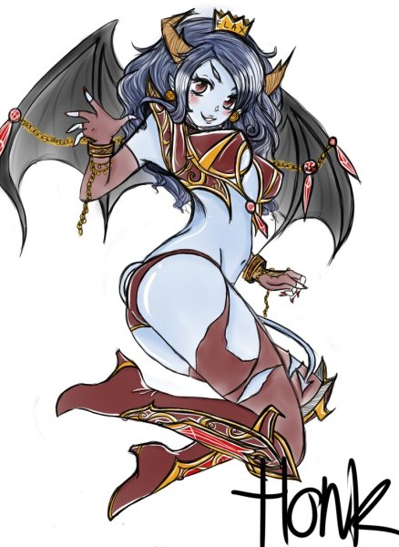 Queen of Pain Dota 2 рисунок