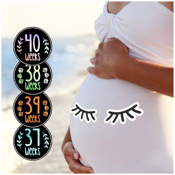 Значок беременной женщины