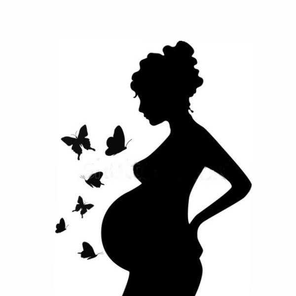 Рисование на животе беременных