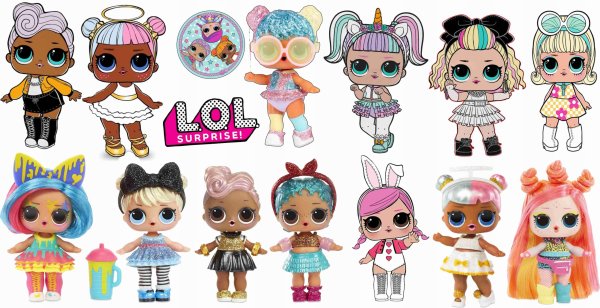 Кукла lol Стикеры