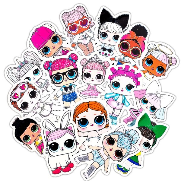 Наклейки ЛОЛ сюрпрайз