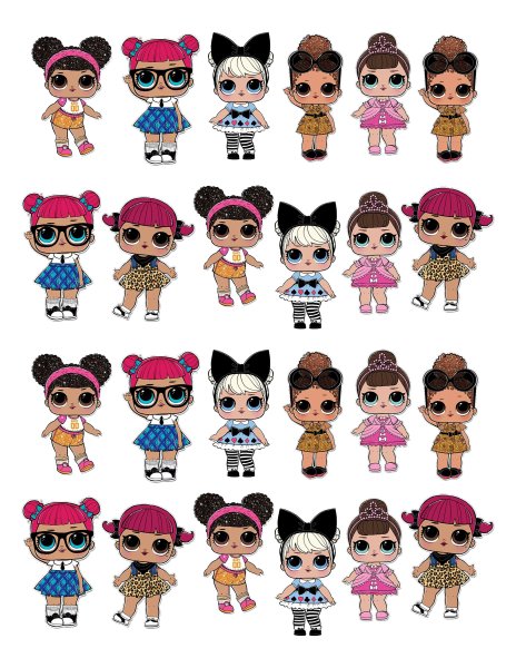 Стикеры куклы