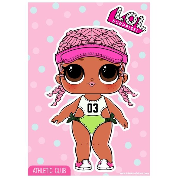 Стикеры ЛОЛ куклы