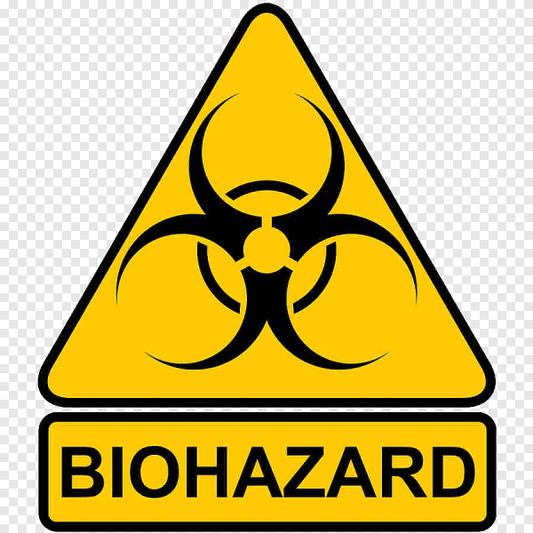 Знак бактериологической опасности
