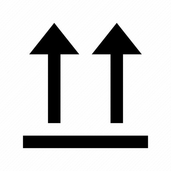 Знак верх на коробках