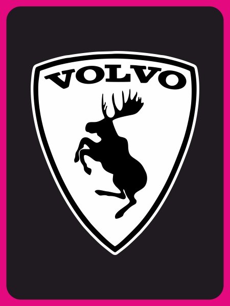 Значок Вольво с лосем