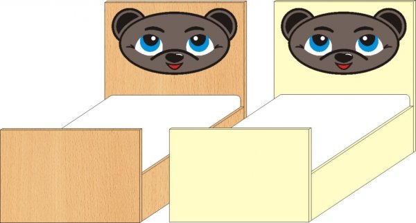 Кровать аппликация для детей