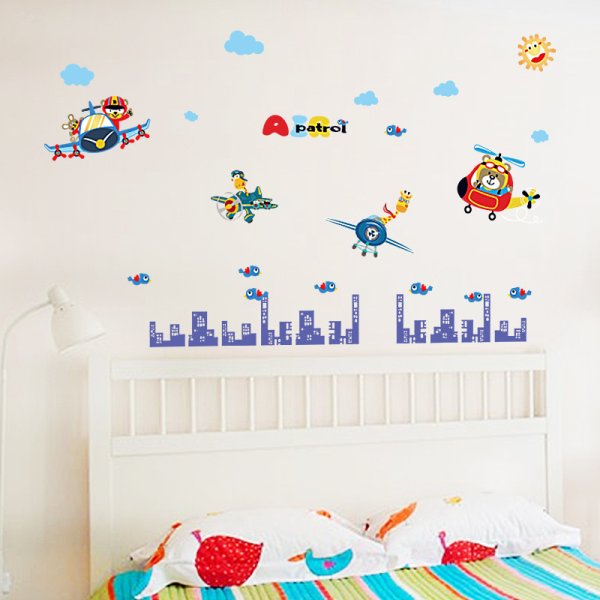 Наклейки в детскую для мальчика