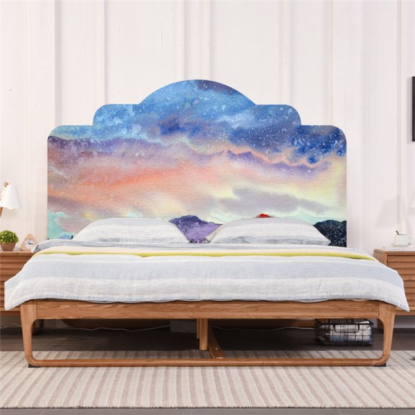 Роспись на кровати акрилом