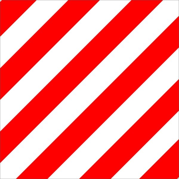 Наклейка-знак "негабаритный груз" 40х40см