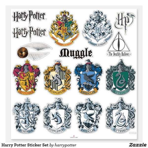Стикеры Гарри Поттер Слизерин
