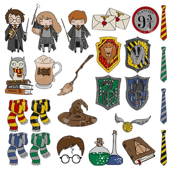 Наклейки Гарри Поттер Слизерин