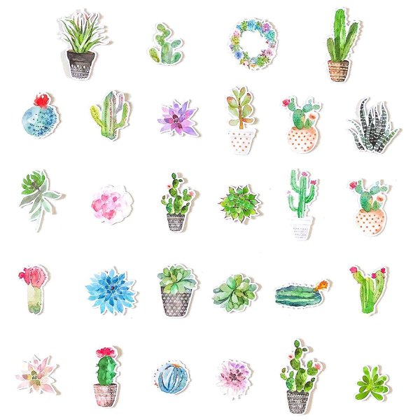 Наклейки растения