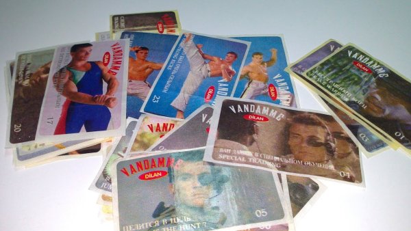 Жвачка с Ван Даммом 90-х