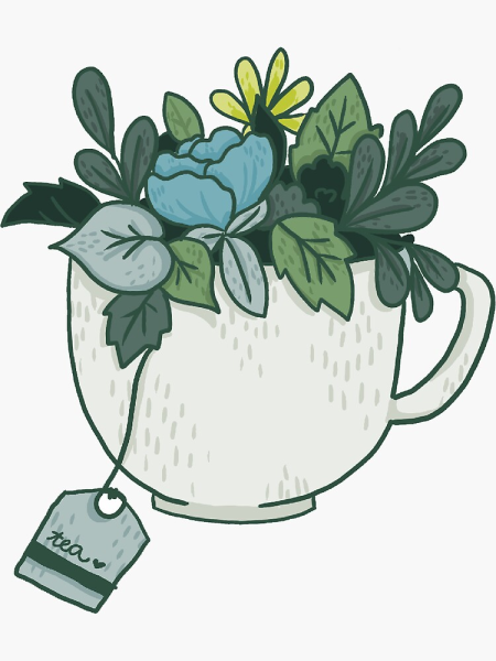 Наклейки растения листья