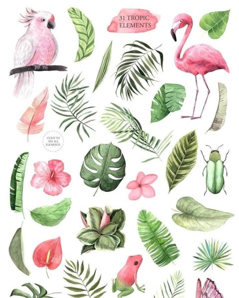 Кавайные цветочки