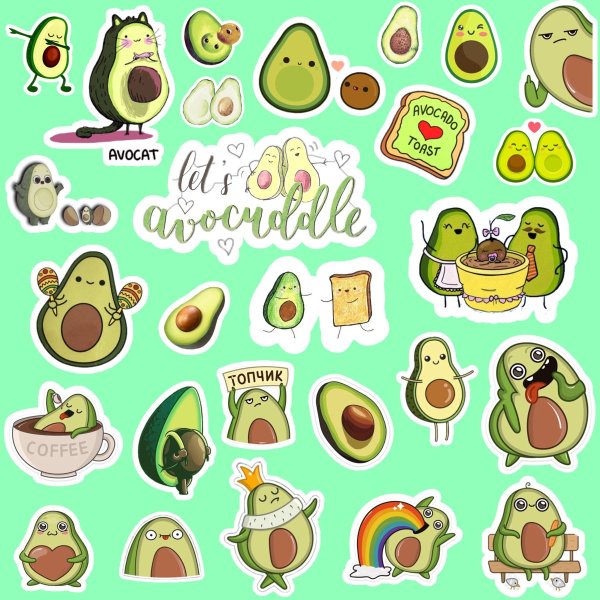 Красивые наклейки