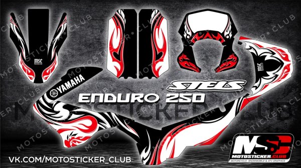 Наклейки на стелс эндуро 250