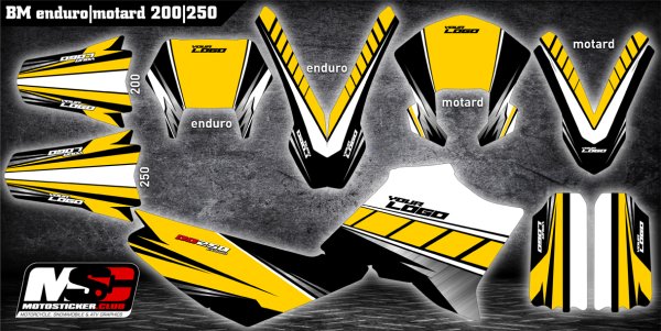 Набор наклеек для BM Enduro