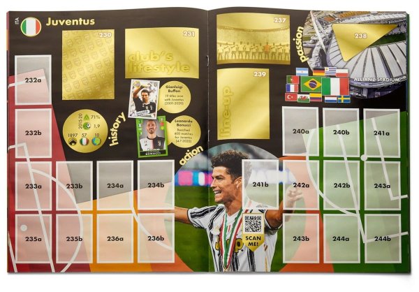 Наклейка Роналдо Барселона Panini