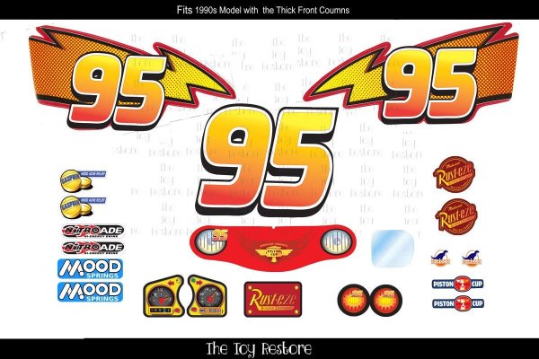 Наклейки Маквин