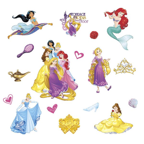 Стикеры принцессы