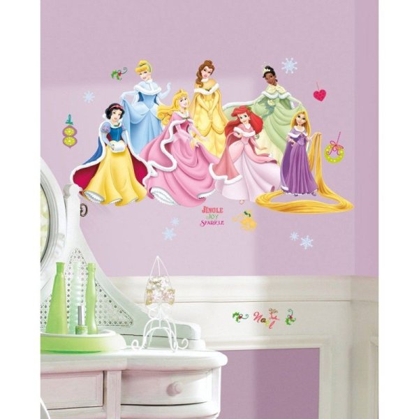 Наклейки для девочек принцессы