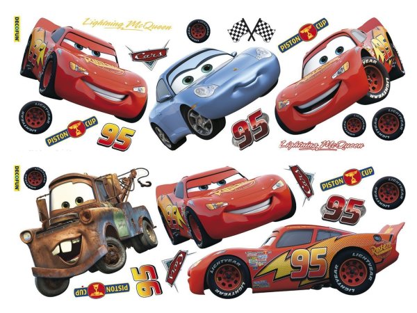 Наклейки молния Маккуин молния Маккуин