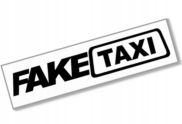 Наклейка fake Taxi на автомобиль