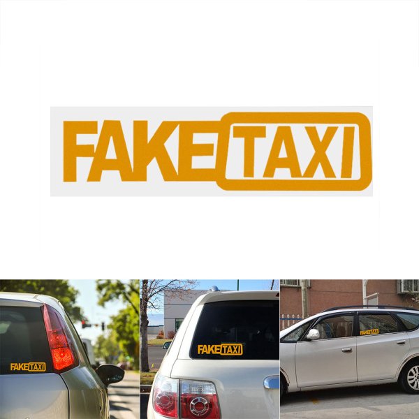 Наклейка fake Taxi на автомобиль
