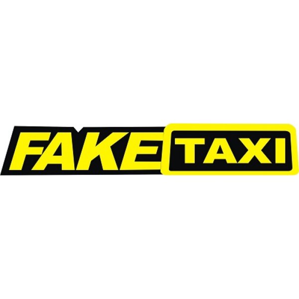 FAKETAXI чёрная наклейка наклейка