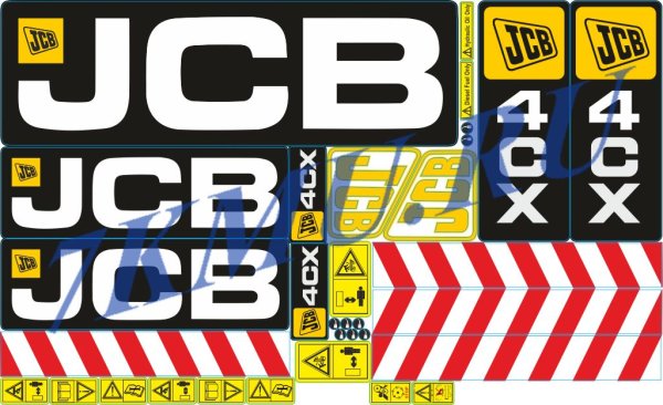 Наклейки JCB 3cx