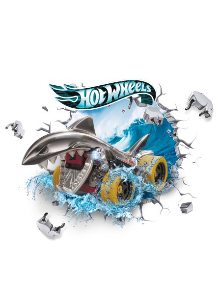 Наклейка интерьерная хот Вилс