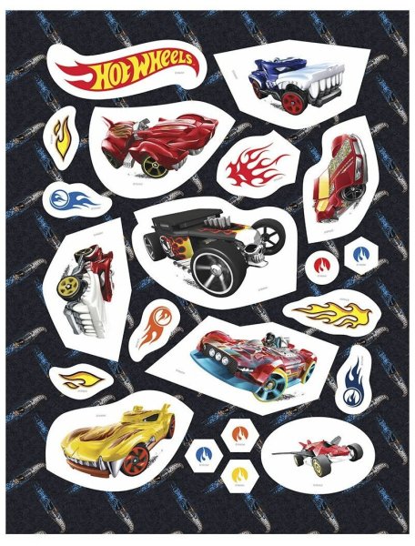 Машинки хот Вилс наклейки