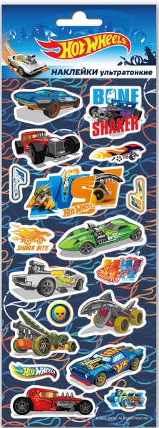 Умка альбом наклеек hot Wheels