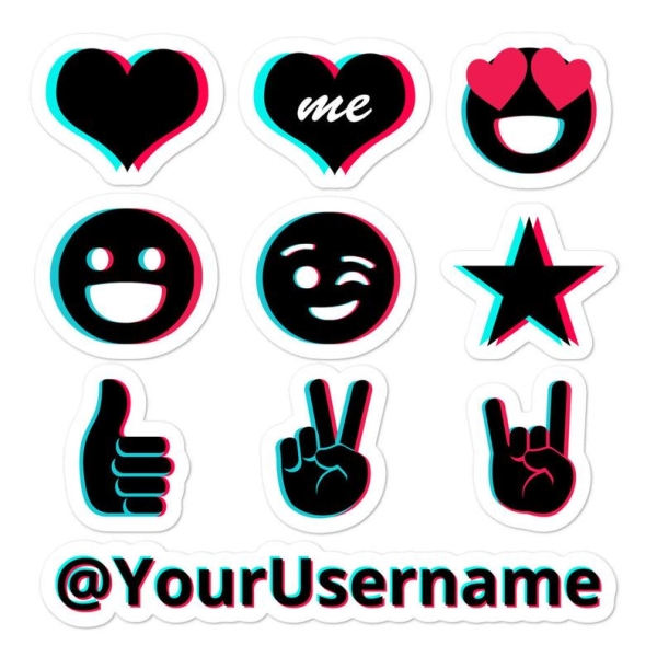 Наклейки тик ток