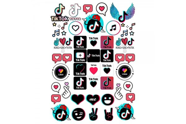 Наклейки тик ток
