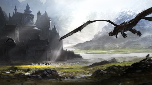 Шрек 1 замок дракона