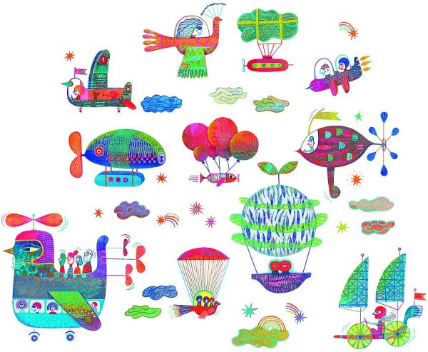 Наклейки на стену в виде окна