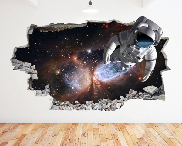 Наклейки на стену космос