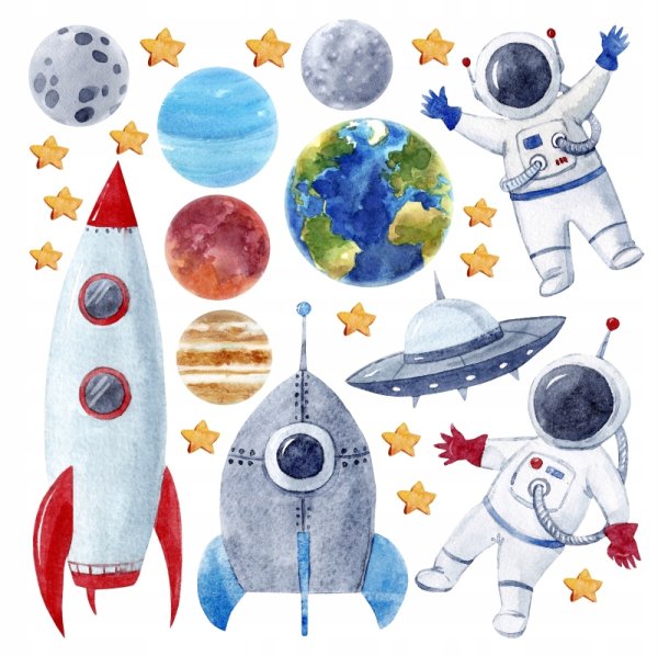 Космические наклейки для детей