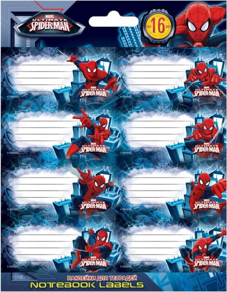 Наклейки на тетради